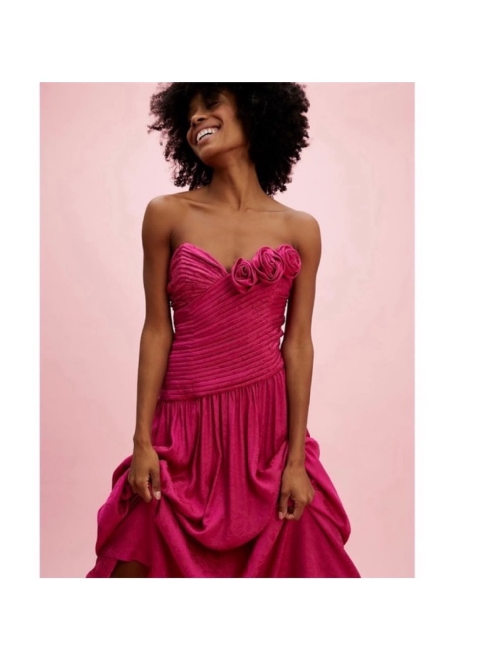 NWT free people size 6 Make an entrance Maxi dress in pink